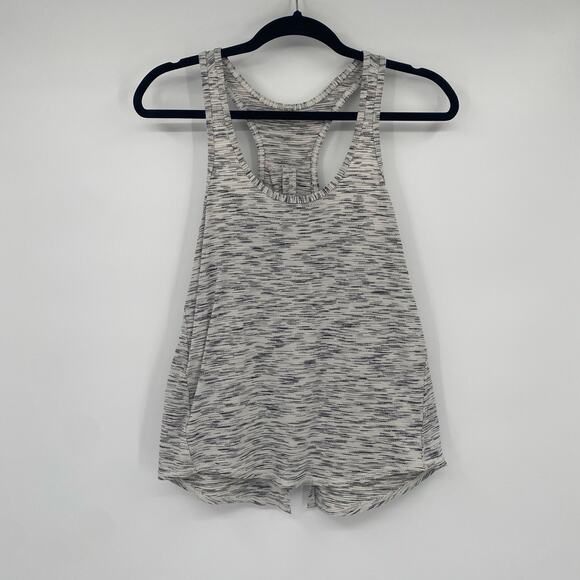 Lululemon Women's Tiger Space Dye Black White Salute the Sun Tank Top Size 4 - Picture 7 of 11